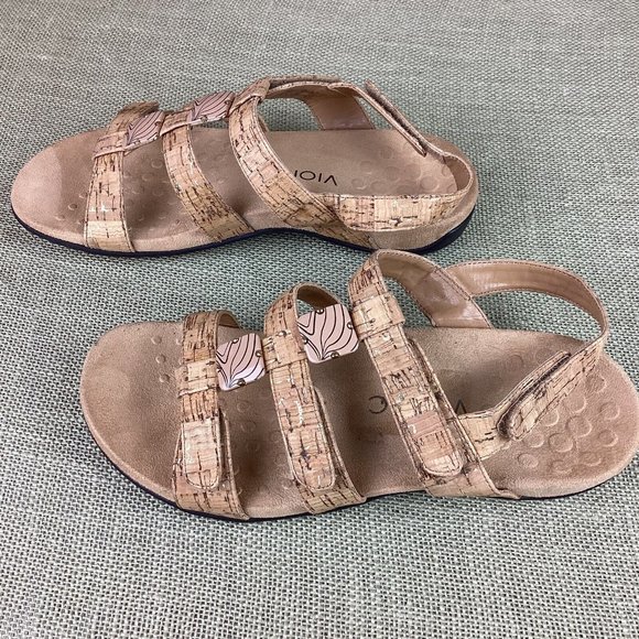 Vionic Cork Tan Sandals - Picture 6 of 11